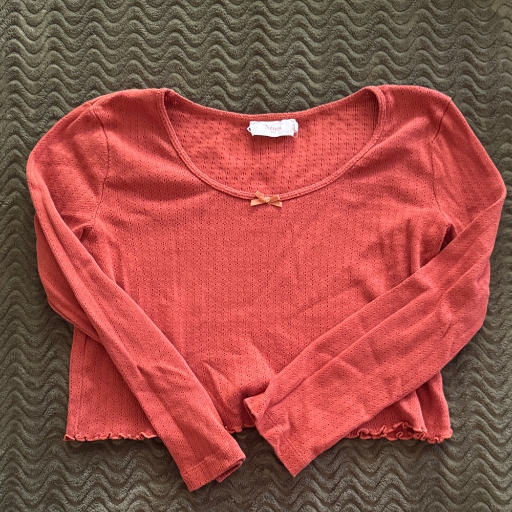 Nenes Paris pointelle top